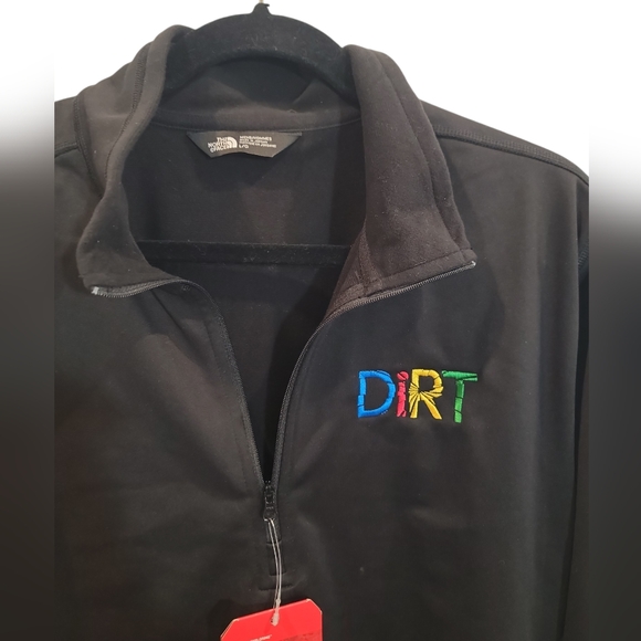 NWT The North Face Men's Tech 1/4 Zip Fleece Black Size Large - Picture 2 of 14